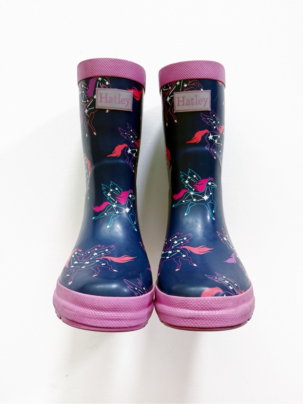 Hatley Kids Pegasus Constellation Rain Boots, size 12, Excellent Condition